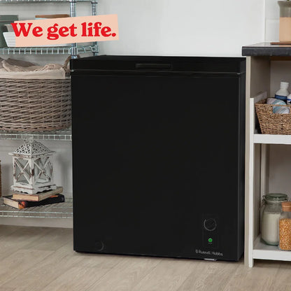 Russell Hobbs RH198CF0E1B 198L Chest Freezer in Black