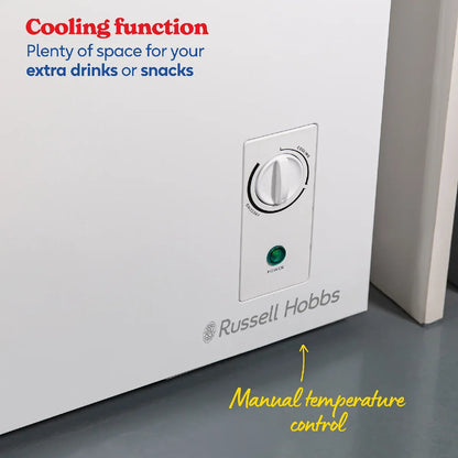 Russell Hobbs RH198CF0E1W 198L Chest Freezer in White