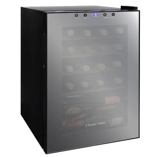 Russell Hobbs® RH20WC201MR, 20 Bottle Wine Cooler in Mirror Black