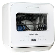 Russell Hobbs® RH2TTDW0D1W Table Top Dishwasher 2 Place Settings & Touch Control in White