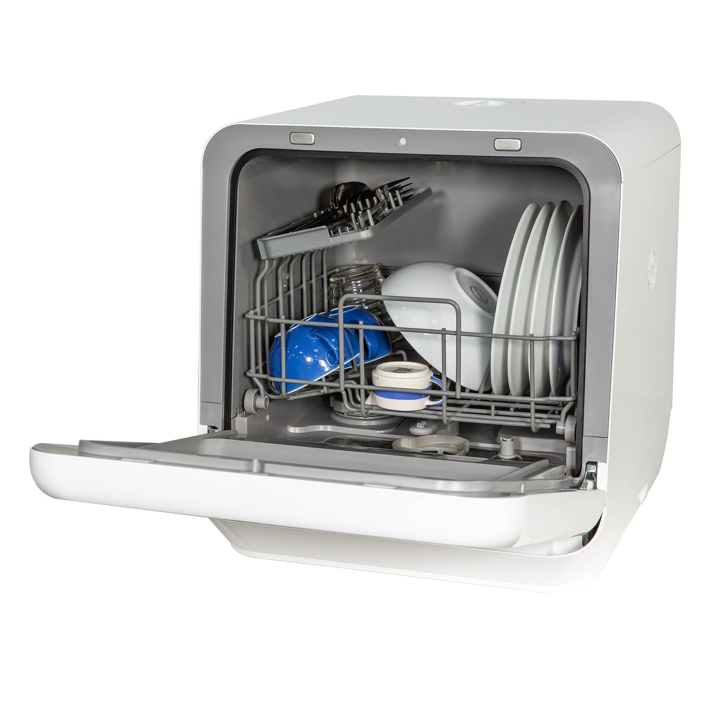 Russell Hobbs RH2TTDW0D1W Table Top Dishwasher 2 Place Settings & Touch Control in White