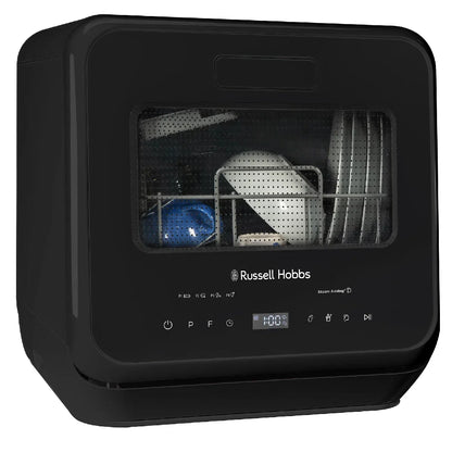 Russell Hobbs RH2TTDW101B, 2 Place Setting Table Top Dishwasher in Black