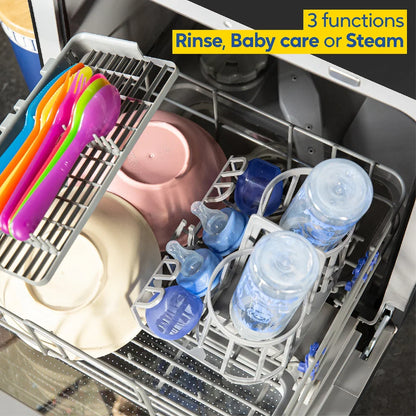 Russell Hobbs RH2TTDW101B, 2 Place Setting Table Top Dishwasher in Black