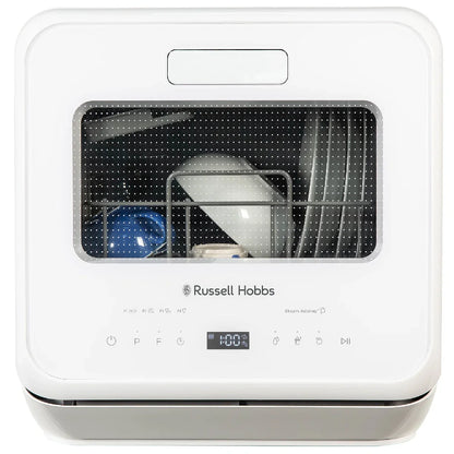 Russell Hobbs RH2TTDW101W, 2 Place Setting Table Top Dishwasher in White