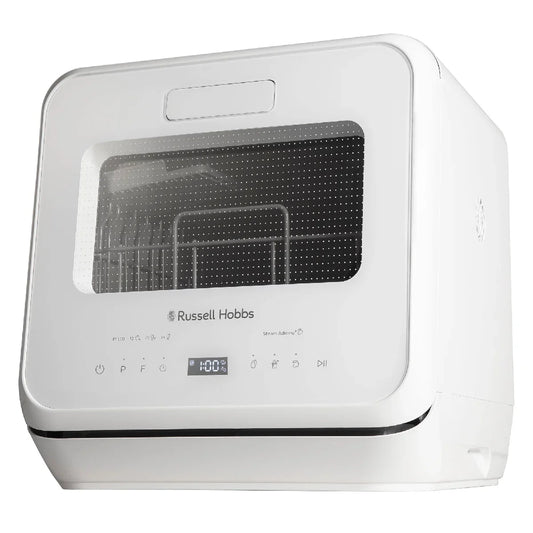 Russell Hobbs RH2TTDW101W, 2 Place Setting Table Top Dishwasher in White