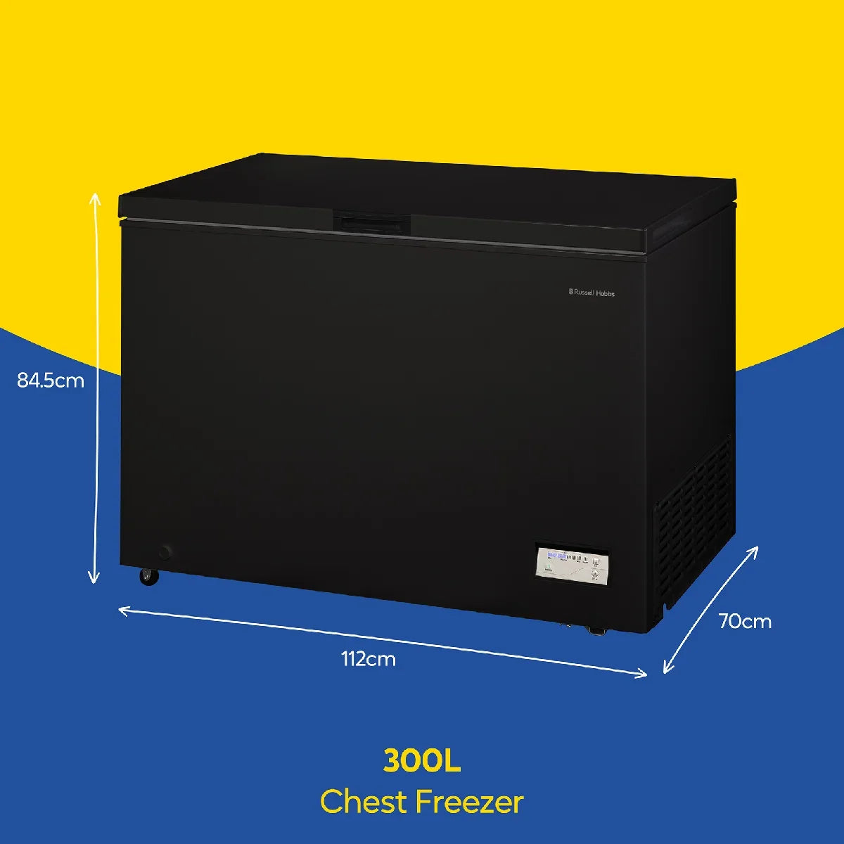 Russell Hobbs, RH300CF201B, 300L Chest Freezer in Black