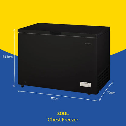 Russell Hobbs, RH300CF201B, 300L Chest Freezer in Black