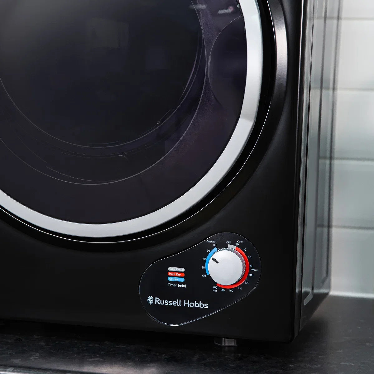 Russell Hobbs RH3VTD800B 2.5kg Compact Vented Tumble Dryer in Black