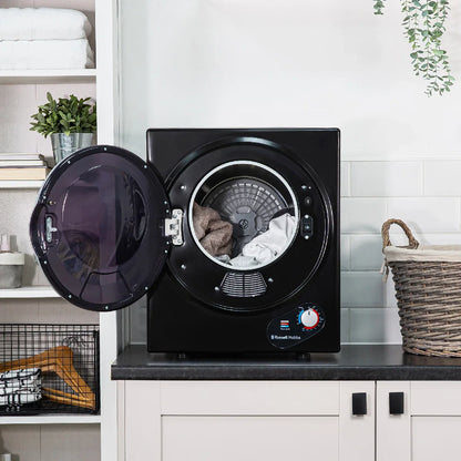 Russell Hobbs RH3VTD800B 2.5kg Compact Vented Tumble Dryer in Black