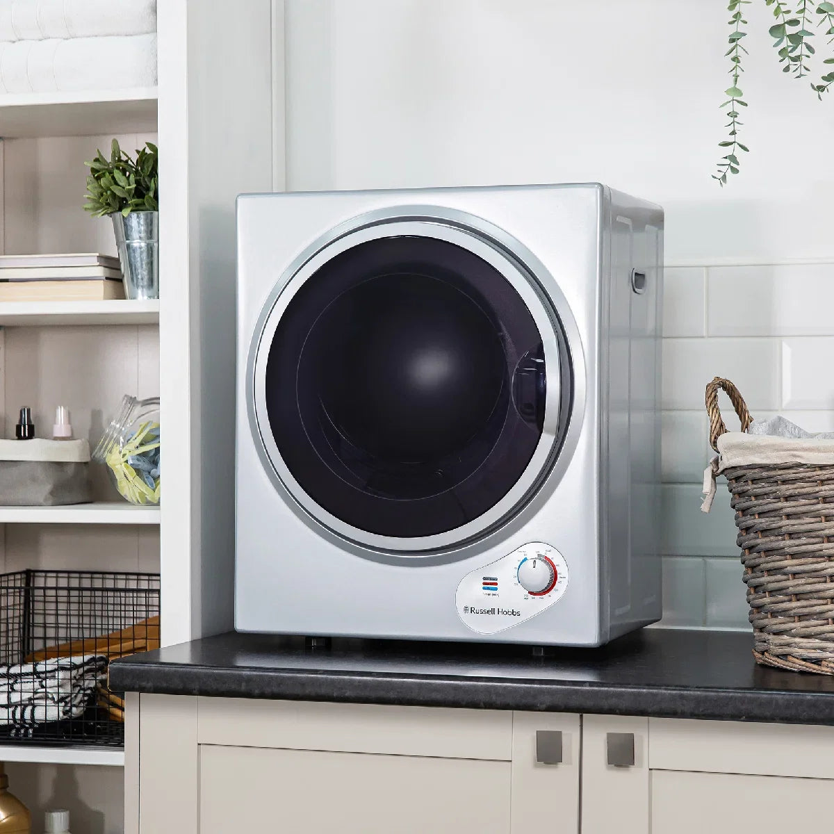 Russell Hobbs RH3VTD800S 2.5kg Compact Vented Tumble Dryer in Silver