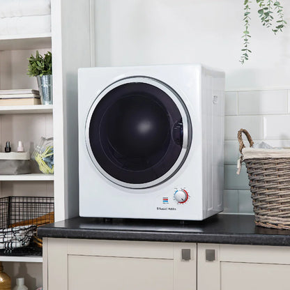 Russell Hobbs RH3VTD800 2.5kg Compact Vented Tumble Dryer in White
