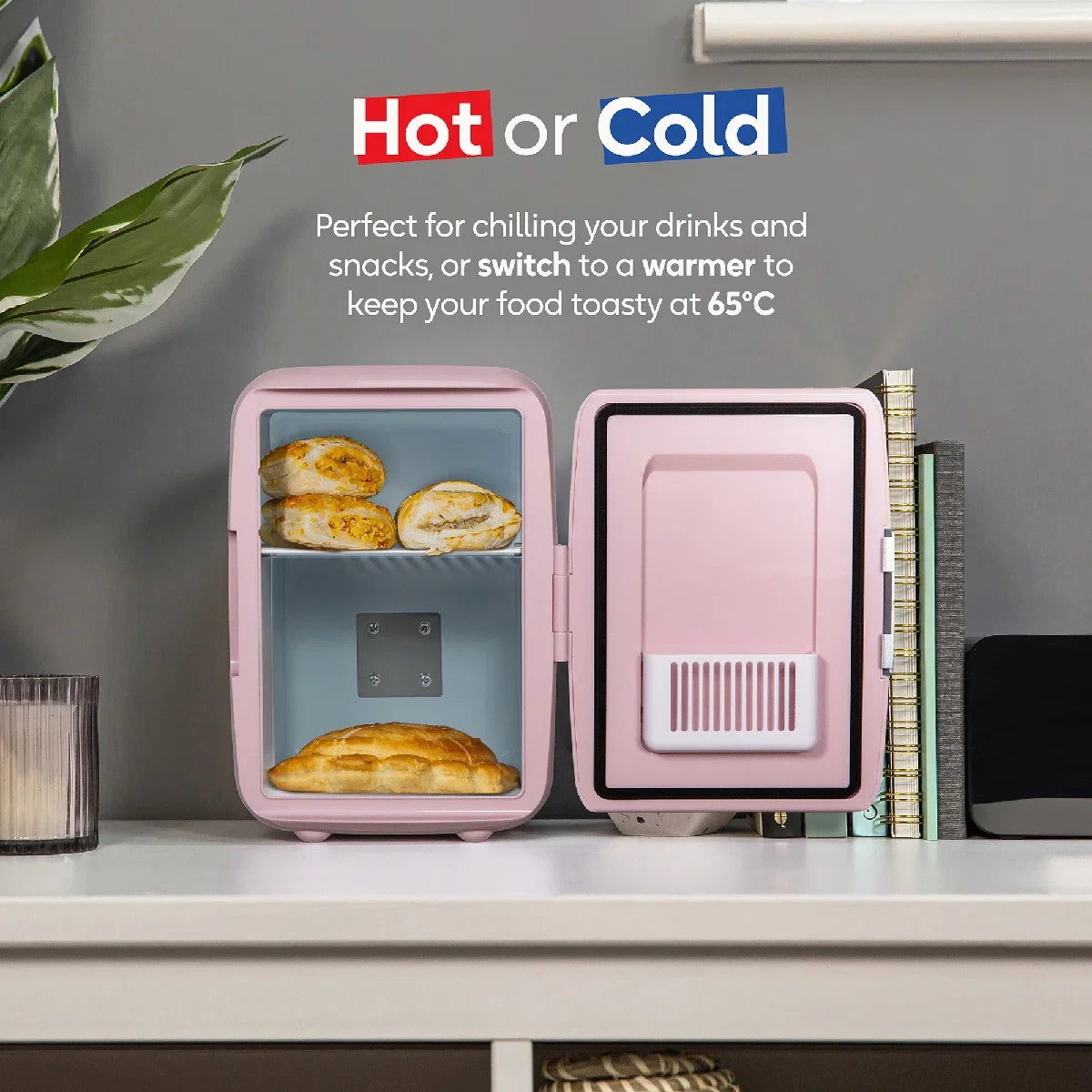Russell Hobbs RH4CLR1001P Mini Cooler 4L Pink