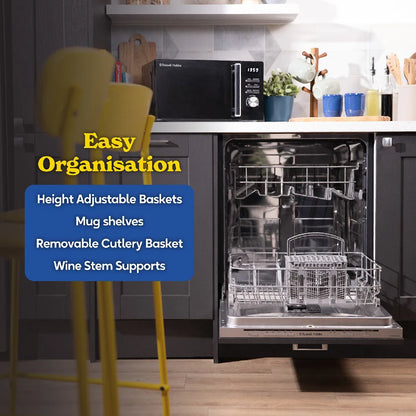 Russell Hobbs RH60BIDW00E1, Built-In Dishwasher in Grey