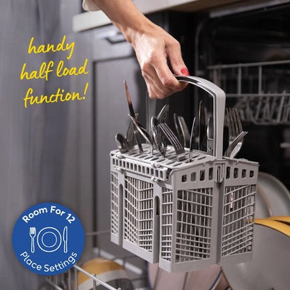Russell Hobbs RH60BIDW00E1, Built-In Dishwasher in Grey