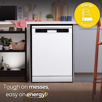 Russell Hobbs® RH60DW00D2W, Freestanding Dishwasher in White