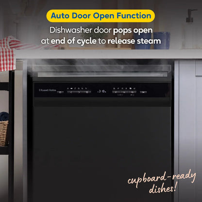 Russell Hobbs® RH60DW10C1B, Freestanding Dishwasher in Black