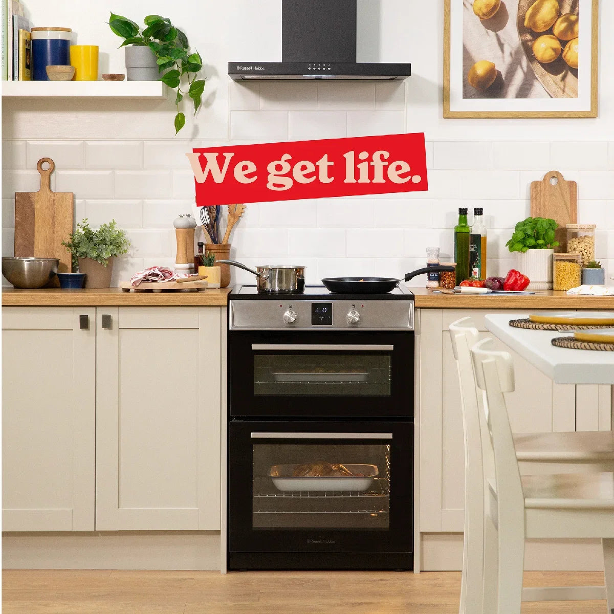Russell Hobbs RH60EDOIH6011SS 60CM Induction Cooker in Stainless Steel