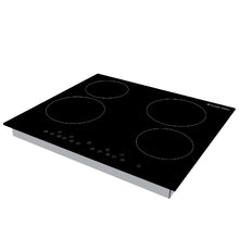 Russell Hobbs, RH60EH412B, Midnight 59cm 4 Zone Electric Hob in Black