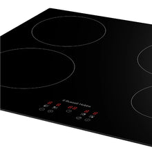 Russell Hobbs RH60EH413B 59cm 4 Zone Electric Hob with Touch Control in Black