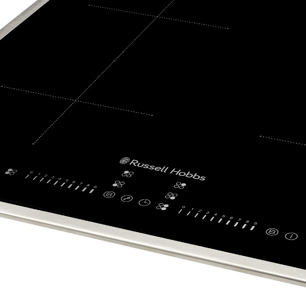 Russell Hobbs® RH60IH2B414B 60cm Induction Hob with Dual Flex Bridge and Frame in Black