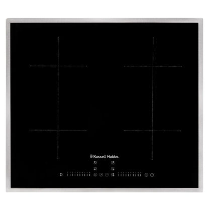 Russell Hobbs® RH60IH2B414B 60cm Induction Hob with Dual Flex Bridge and Frame in Black