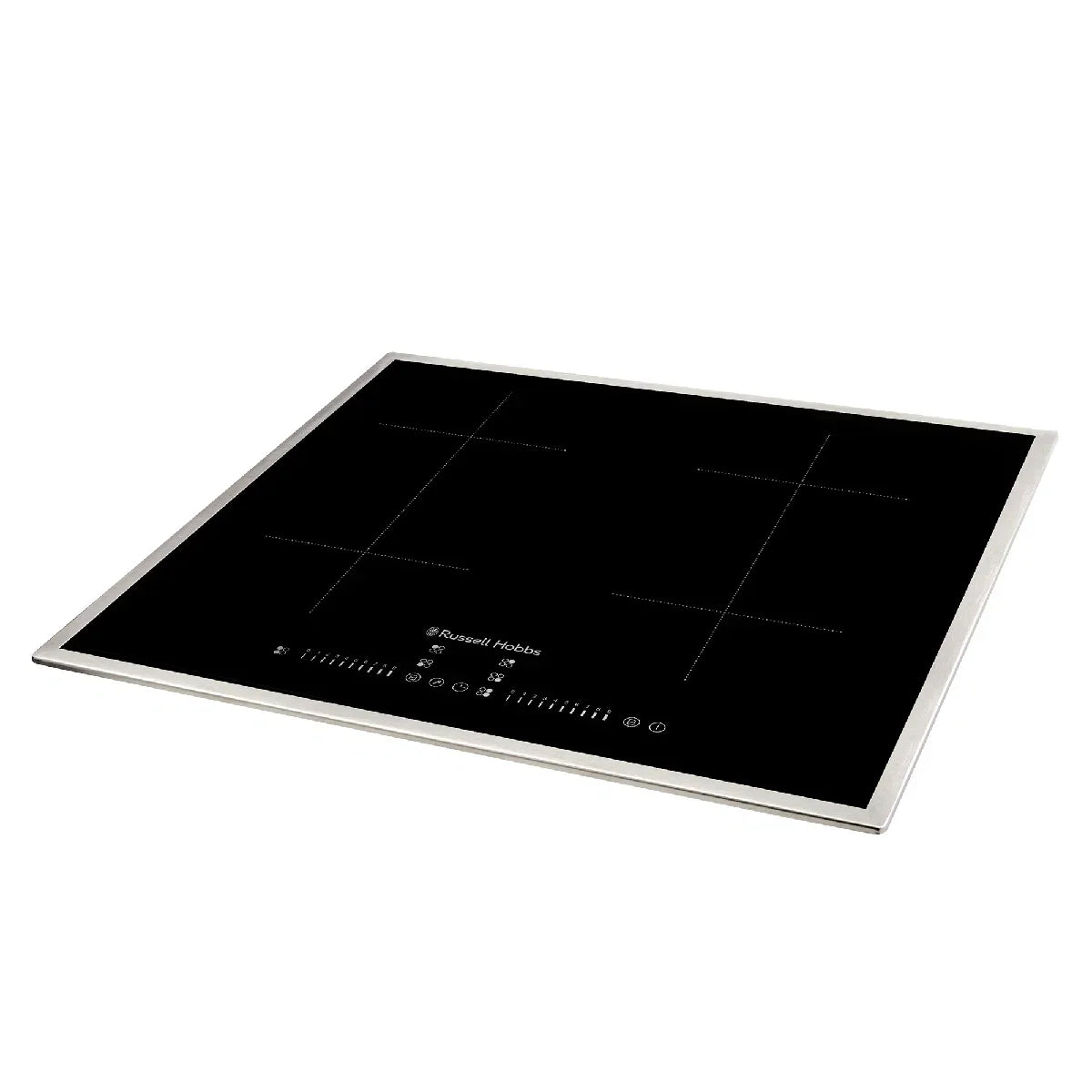Russell Hobbs® RH60IH2B414B 60cm Induction Hob with Dual Flex Bridge and Frame in Black
