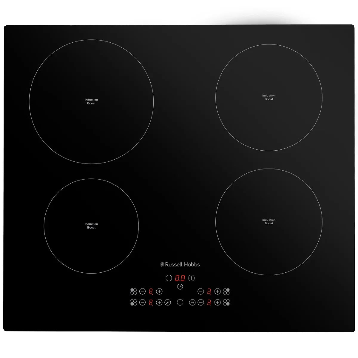 Russell Hobbs RH60IH413B, 59cm 4 Zone Induction Hob with Touch Control in Black