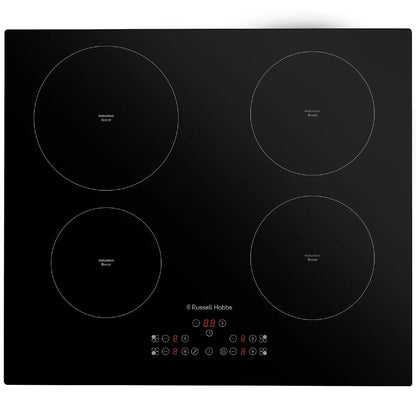 Russell Hobbs RH60IH413B, 59cm 4 Zone Induction Hob with Touch Control in Black