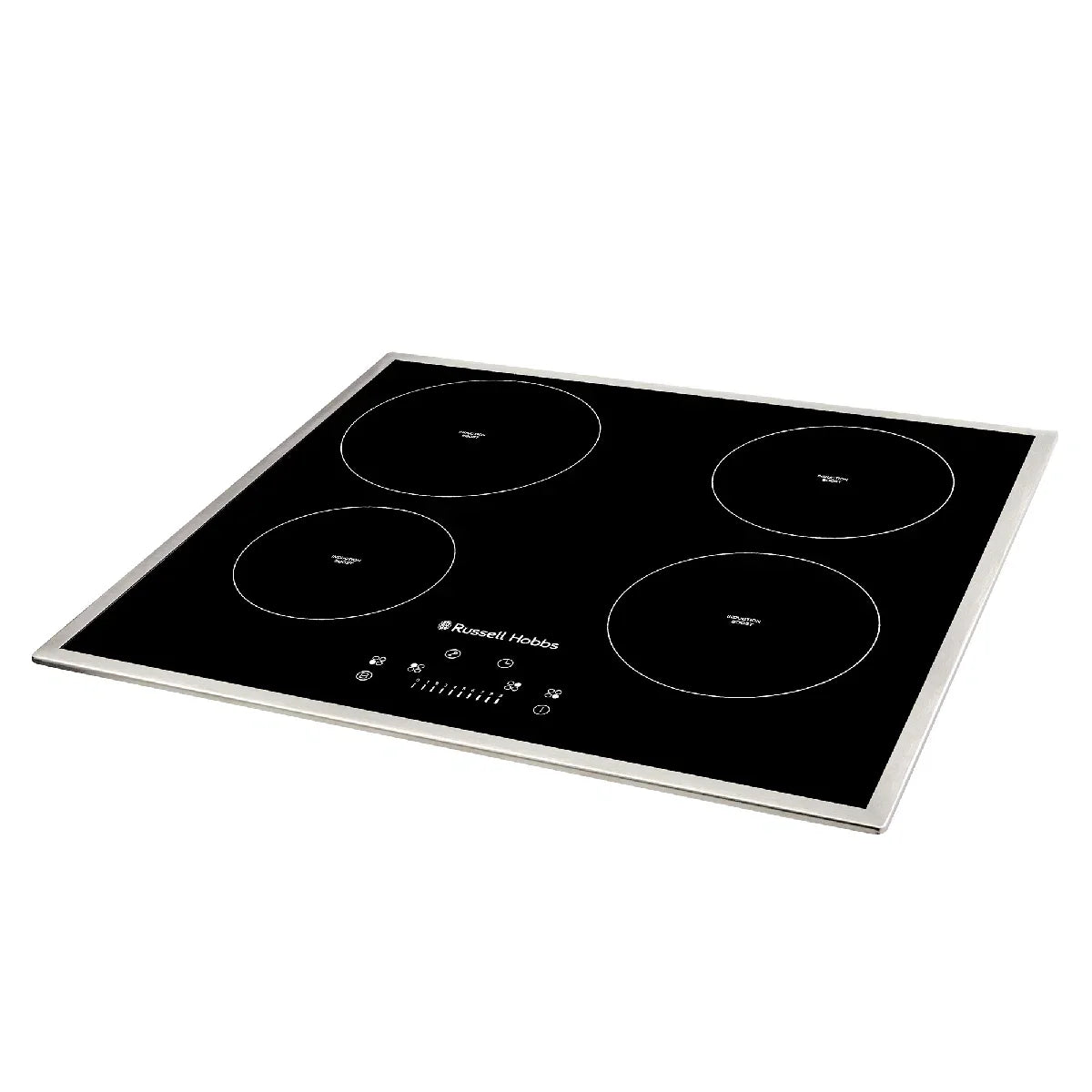 Russell Hobbs RH60IH414B, 59cm 4 Zone Induction Hob with Touch Control and Frame in Black