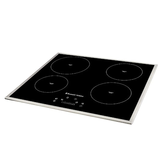 Russell Hobbs RH60IH414B, 59cm 4 Zone Induction Hob with Touch Control and Frame in Black