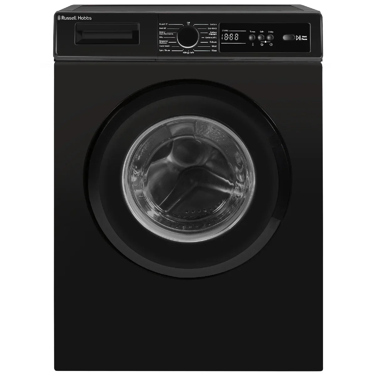 Russell Hobbs RH612W110B 10 Series 6kg Washing Machine with 1200rpm in Black