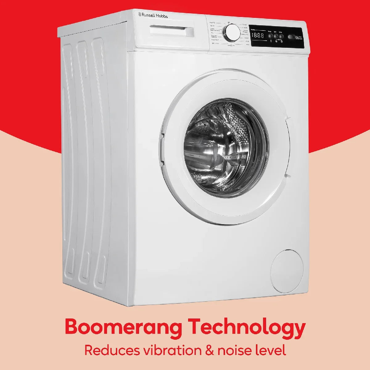 Russell Hobbs RH612W110W 10 Series 6kg Washing Machine with 1200rpm in White