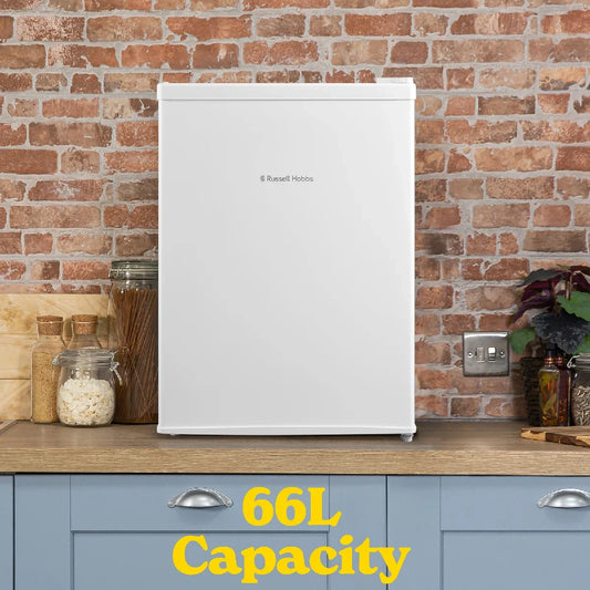 Russell Hobbs RH67TTLF0E1W 66L Mini Fridge in White