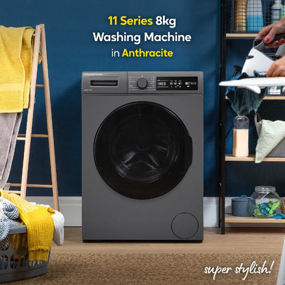 Russell Hobbs RH814W111AN 11 Series 8kg Washing Machine with 1400rpm in Anthracite