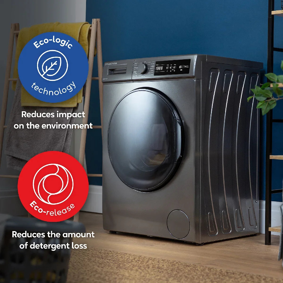 Russell Hobbs RH814W111AN 11 Series 8kg Washing Machine with 1400rpm in Anthracite