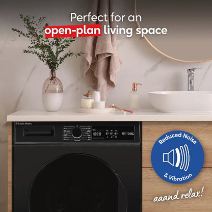 Russell Hobbs RH814W111B 11 Series 8kg Washing Machine with 1400rpm in Black