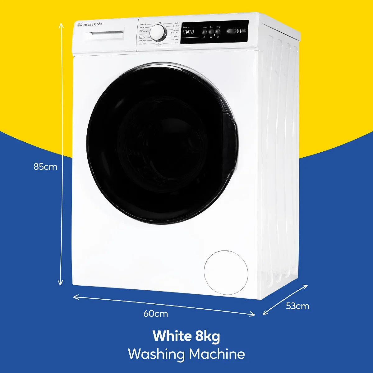 Russell Hobbs RH814W111W 11 Series 8kg Washing Machine with 1400rpm in White