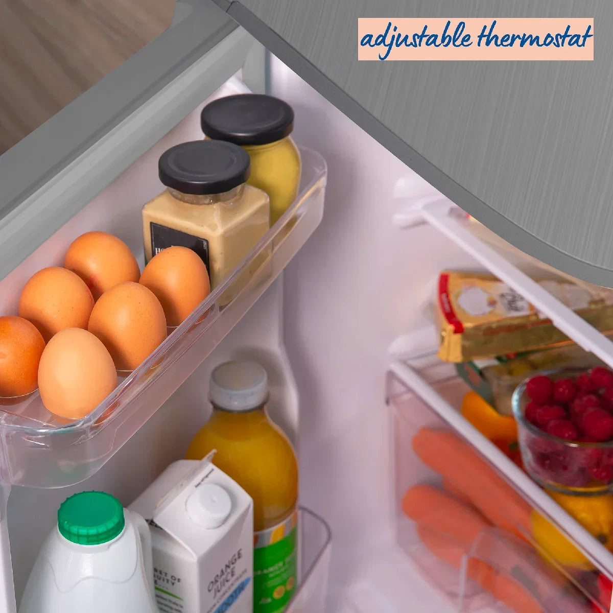 Russell Hobbs RH85UCFF482E1SS Under-Counter Fridge Freezer in Stainless Steel