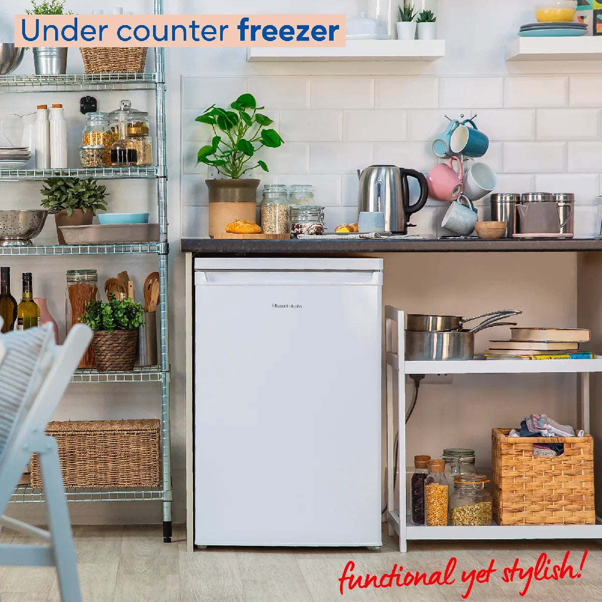 Russell Hobbs RH85UCFZ552E1W Under-Counter Freezer in White