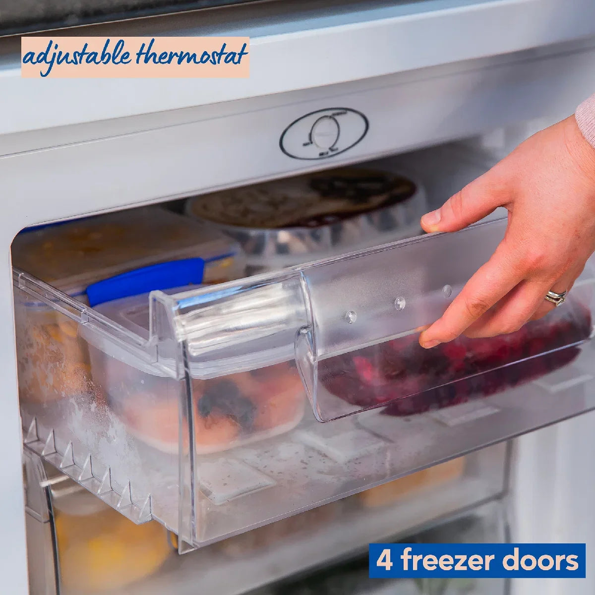 Russell Hobbs RH85UCFZ552E1W Under-Counter Freezer in White