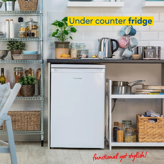 Russell Hobbs RH85UCLF552E1W Under Counter Larder Fridge White