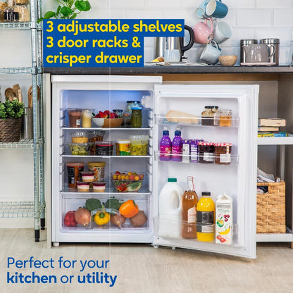 Russell Hobbs RH85UCLF552E1W Under Counter Larder Fridge White