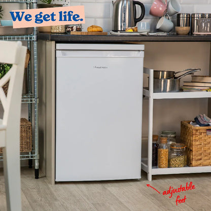 Russell Hobbs RH85UCLF552E1W Under Counter Larder Fridge White