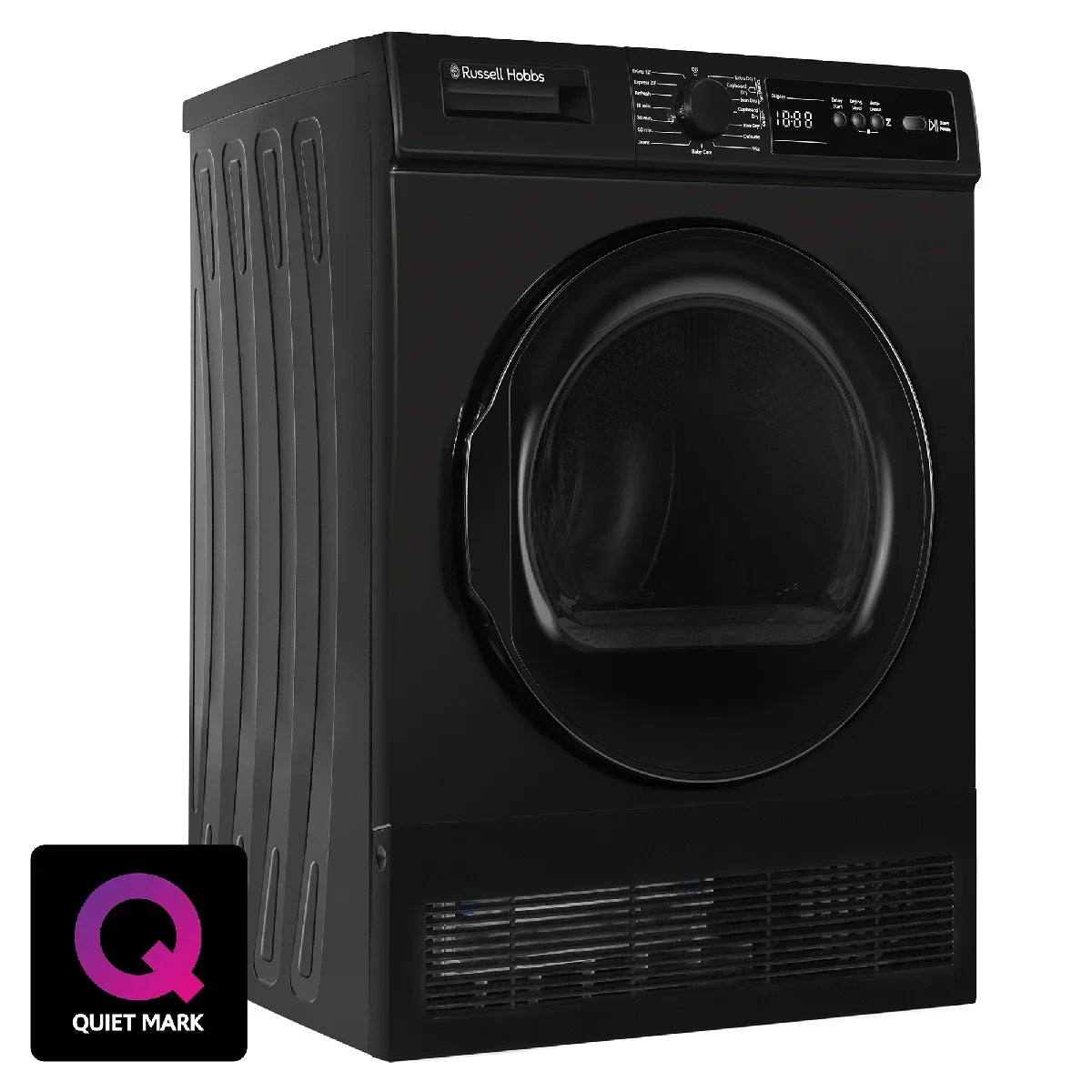 Russell Hobbs RH8CTD111B 11 Series, 8kg Condenser Dryer in Black