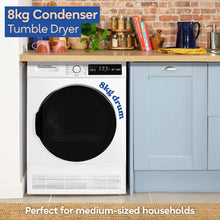 Russell Hobbs RH8CTD111W 11 Series, 8kg Condenser Dryer in White