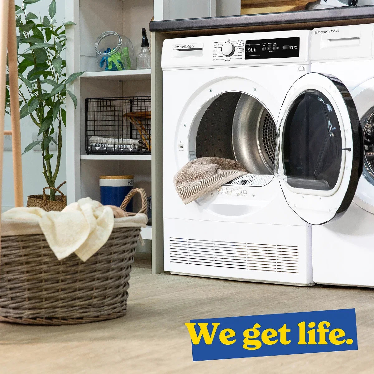 Russell Hobbs RH8CTD111W 11 Series, 8kg Condenser Dryer in White
