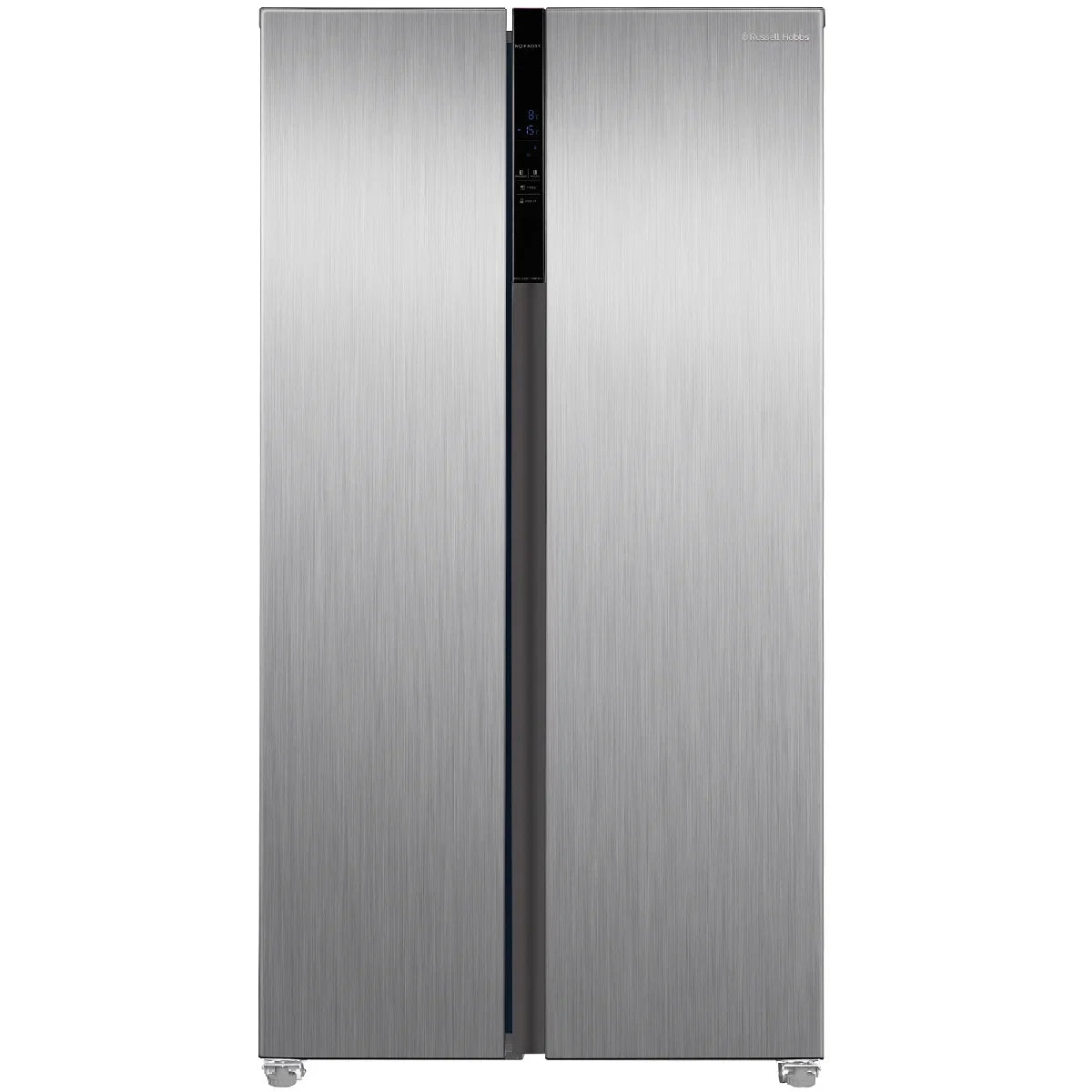 Russell Hobbs® RH90AFF201SS 177cm high 90cm wide freestanding slimline American Fridge Freezer in Stainless Steel
