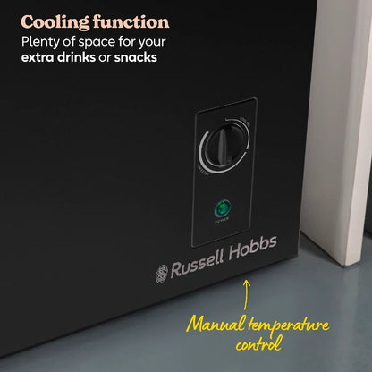 Russell Hobbs, RH99CF0E1B, 99L Compact Chest Freezer in Black