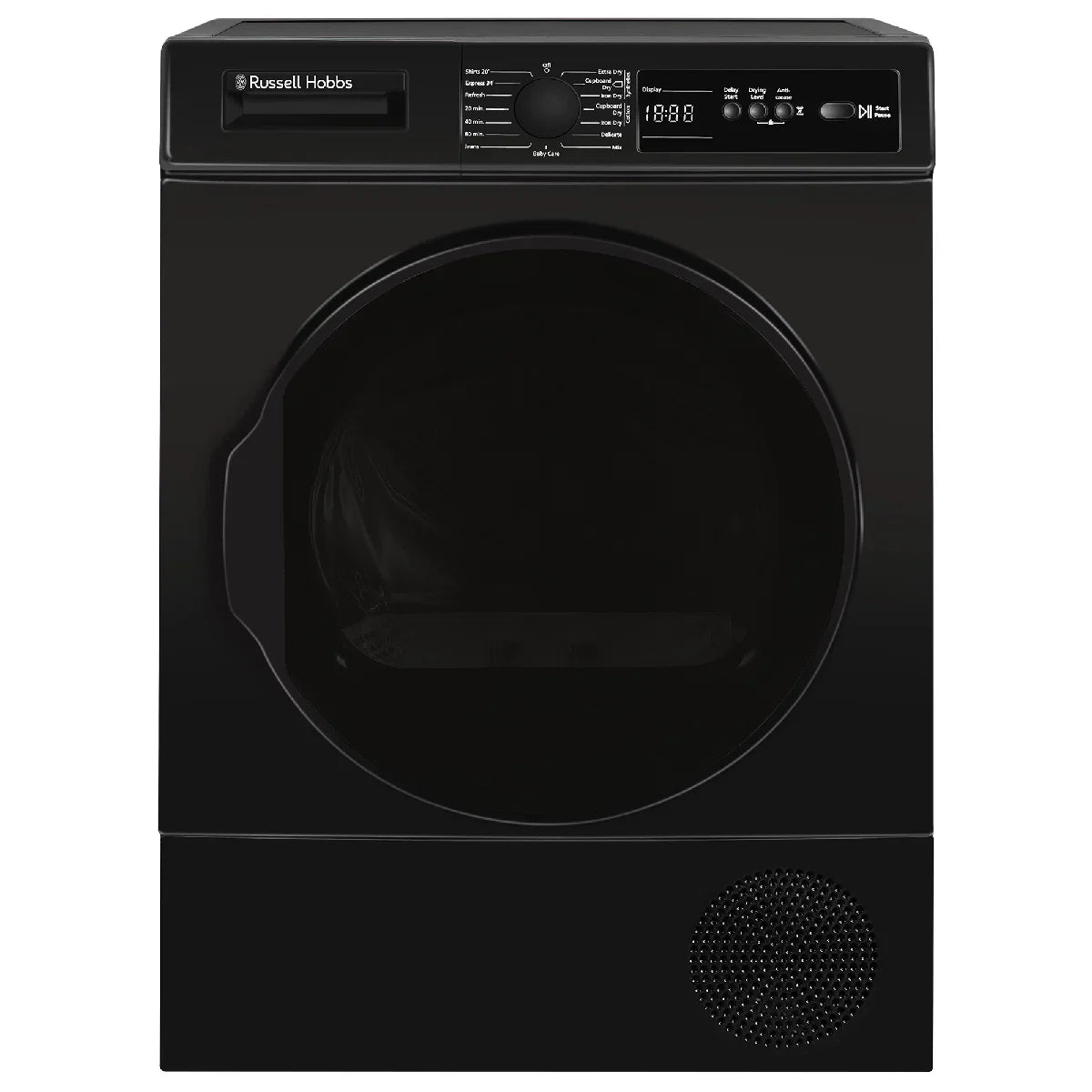 Russell Hobbs RH9HPTD111B 11 Series 9kg Heat Pump Tumble Dryer in Black