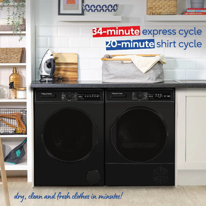 Russell Hobbs RH9HPTD111B 11 Series 9kg Heat Pump Tumble Dryer in Black